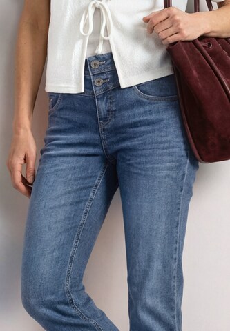 STREET ONE regular Jeans 'Amalia' i blå