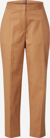 TOMMY HILFIGER Regular Pantalon in Bruin: voorkant