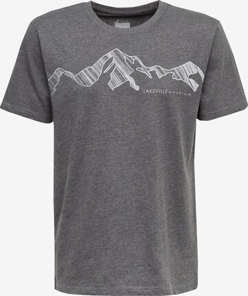 Lakeville Mountain T-Shirt 'Kulaa' in Grau: predná strana