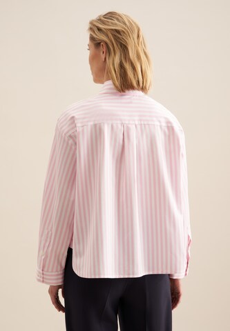 Chemisier 'Schwarze Rose' SEIDENSTICKER en rose