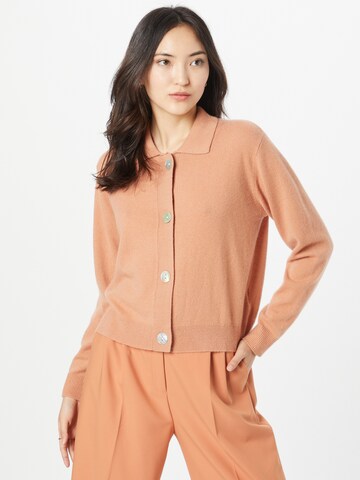 Cardigan rosemunde en orange : devant