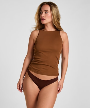 Haut Hunkemöller en marron