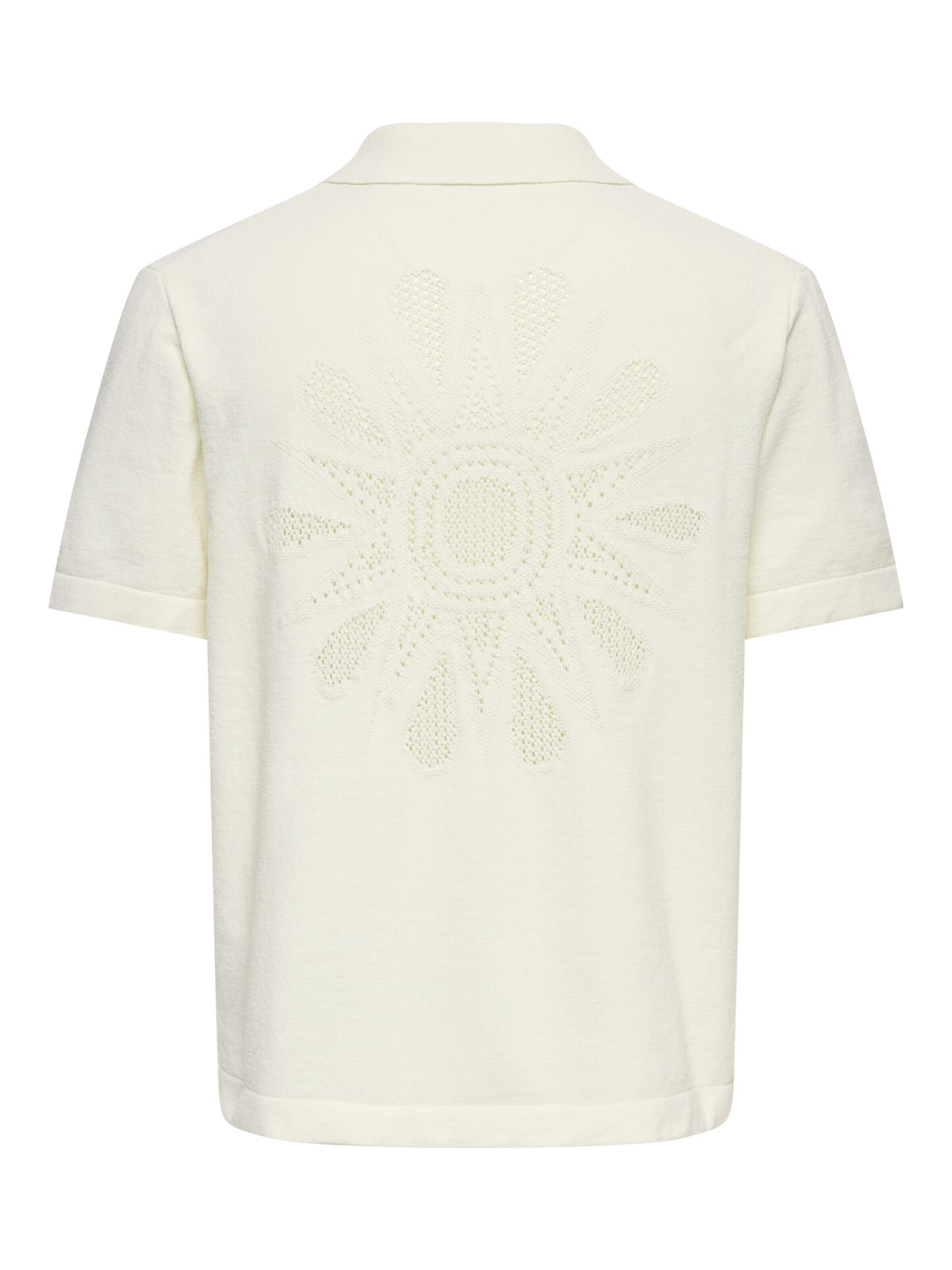 Only & Sons Comfort fit Button Up Shirt 'Jam' in White