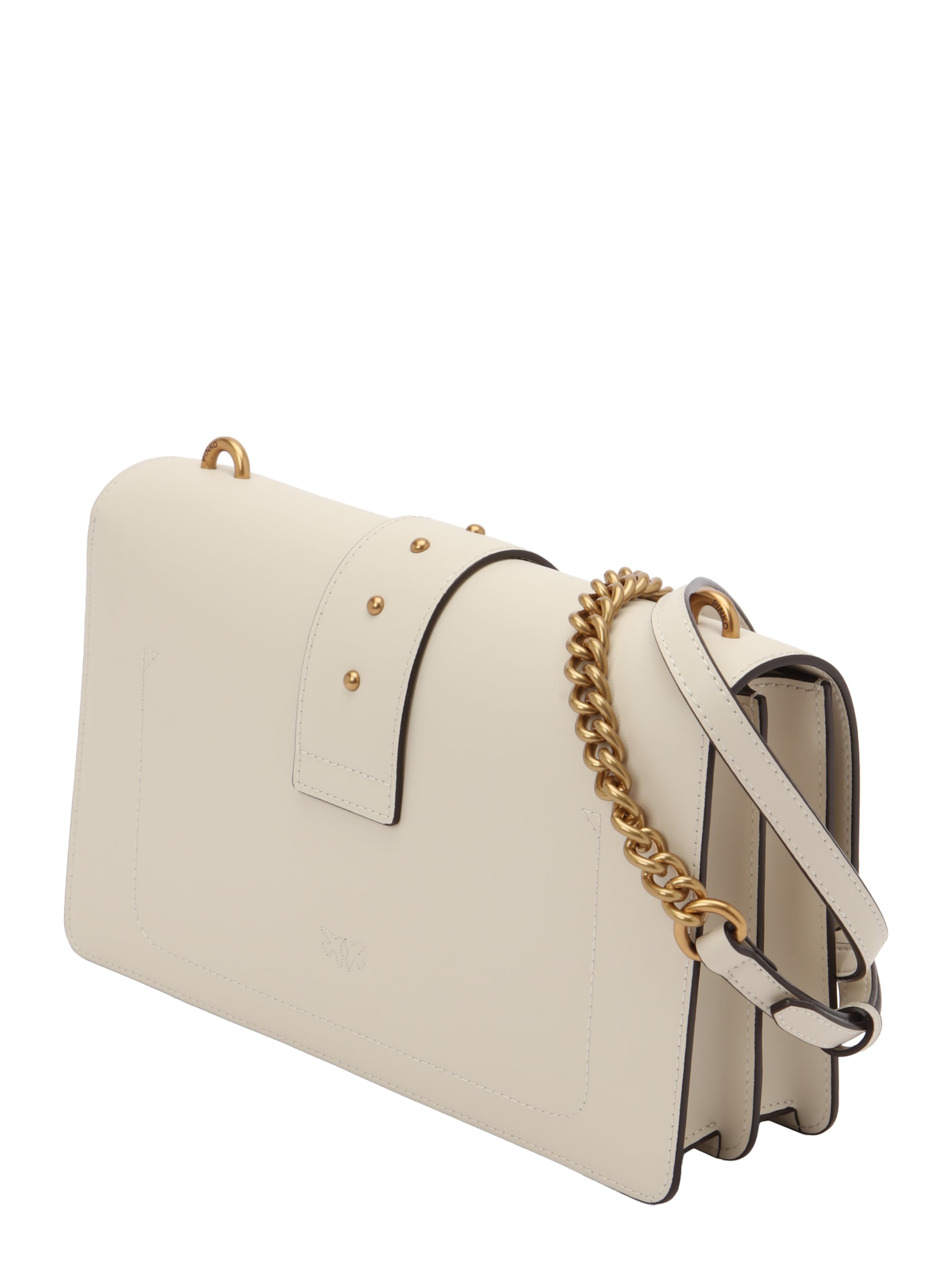 PINKO - Bolso de hombro 'Love' en blanco: frente