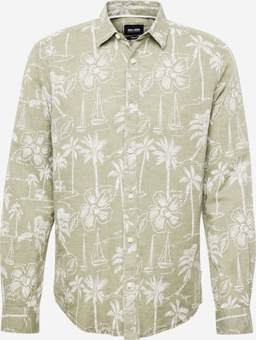 Only & Sons - Ajuste regular Camisa 'CAIDEN' en verde: frente