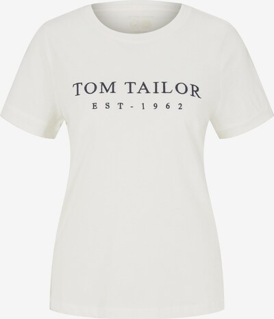 TOM TAILOR T-Krekls, krāsa - tumši zils / balts, Preces skats