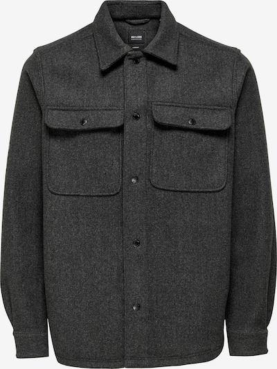 Only & Sons Välikausitakki 'Ash' värissä musta, Tuotenäkymä