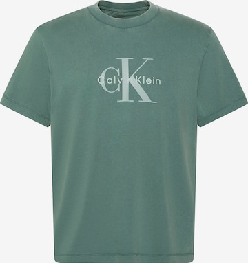 T-Shirt Calvin Klein Jeans en vert : devant