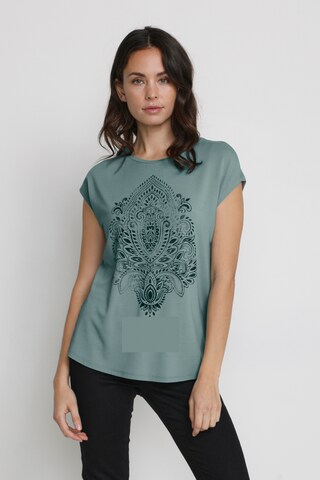 Kaffe Shirt 'Mally' in Groen: voorkant
