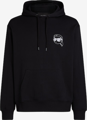 Karl Lagerfeld - Sudadera 'IKON' en negro: frente