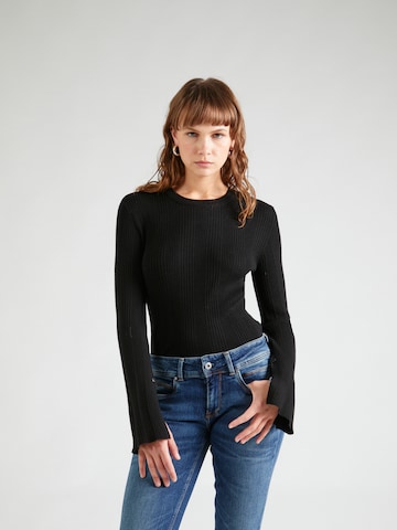 MSCH COPENHAGEN Sweater 'Vendela' in Black: front