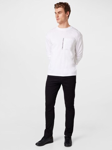 balts Calvin Klein Jeans T-Krekls