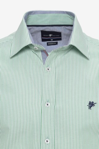 DENIM CULTURE - Regular Fit Camisa 'Dexter' em verde