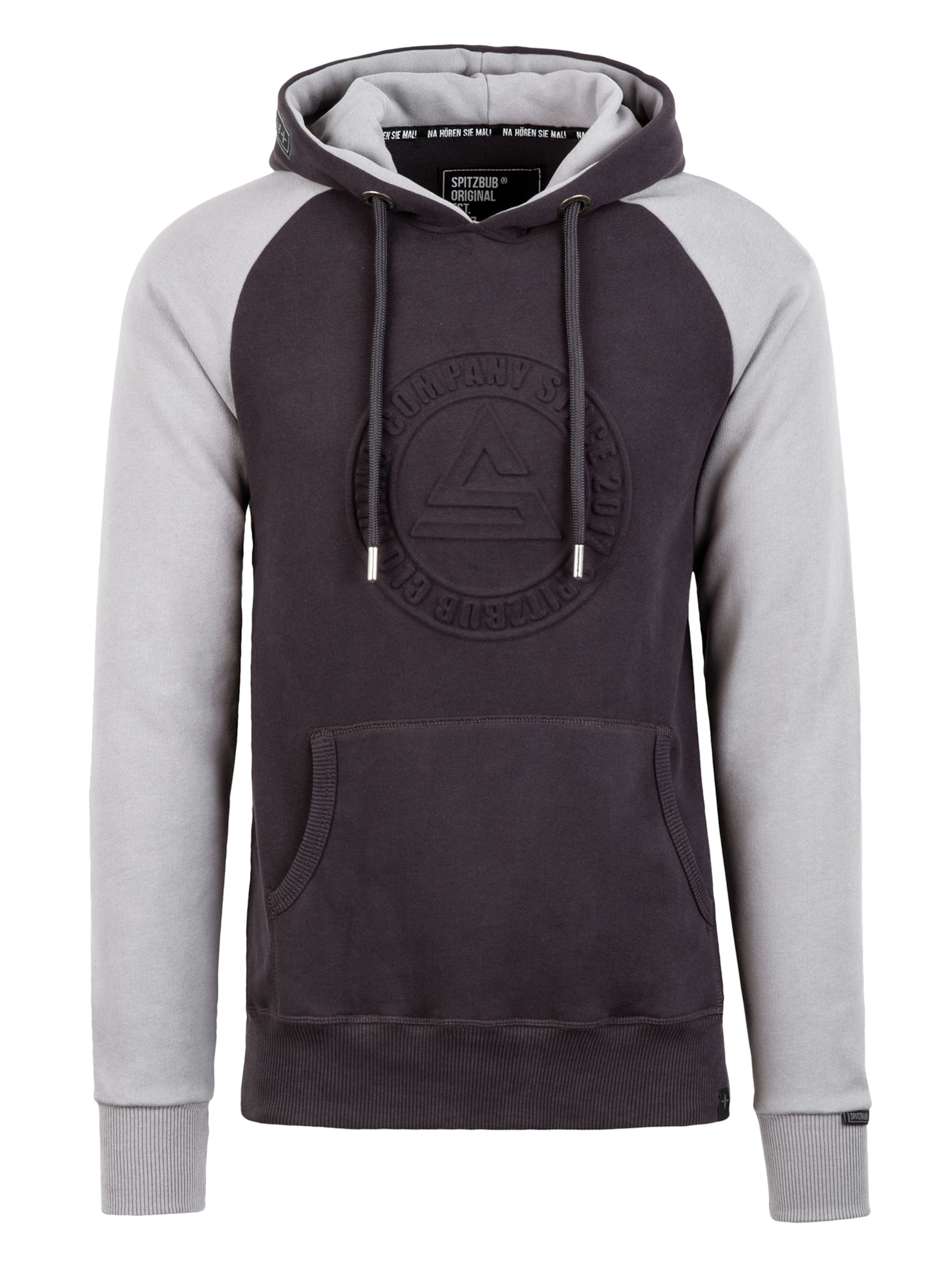 Sweat-shirt 'Tricircle' SPITZBUB en gris : devant