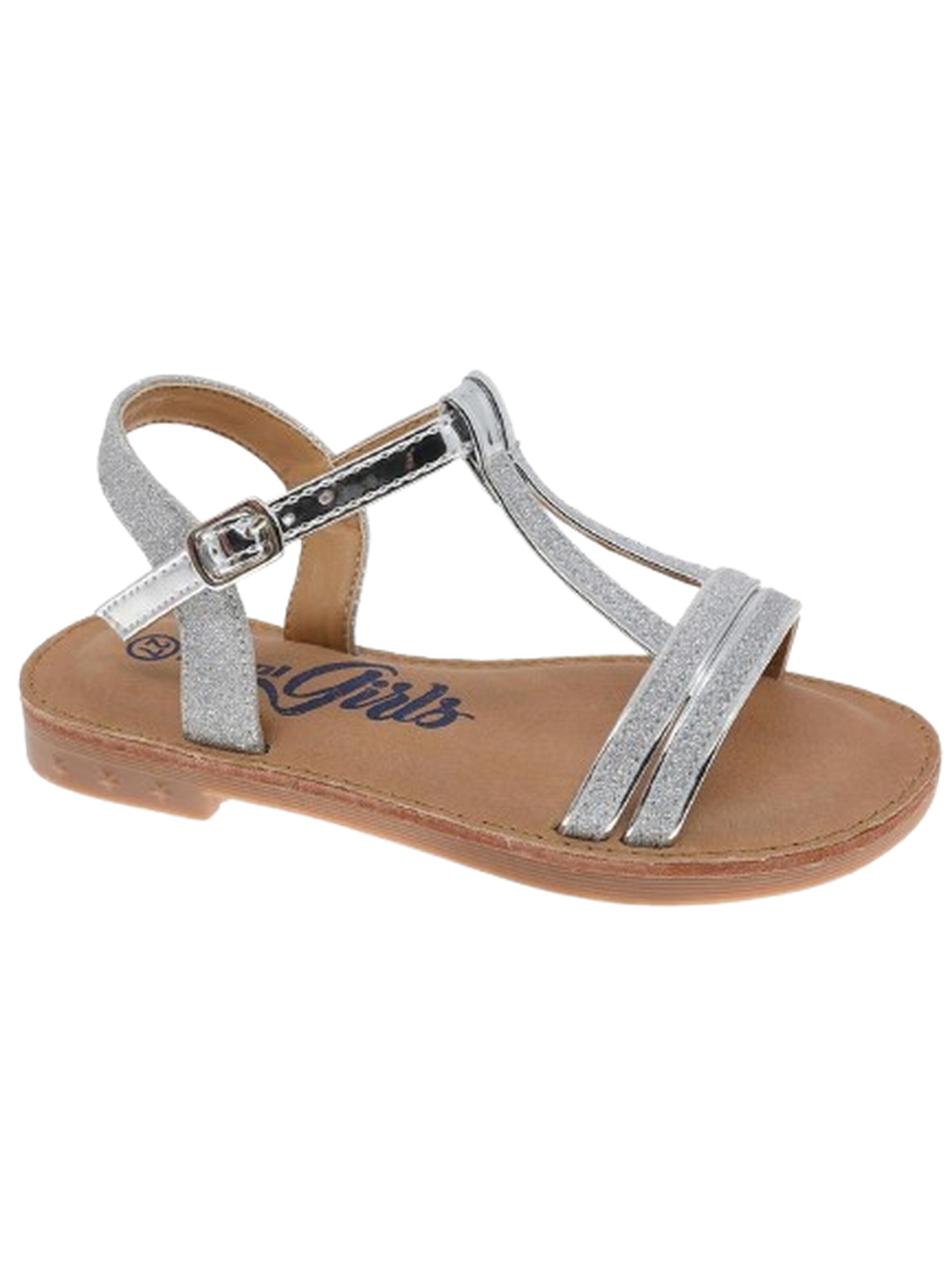 Beppi Sandaler 'Casual Sandal' i sølv: forside