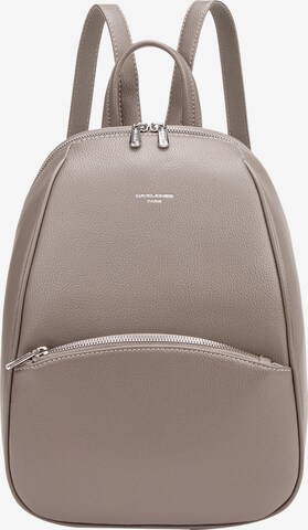 Zaino 'Zaino donna Oriana Nova pelle vegana PU' di David Jones in grigio: frontale