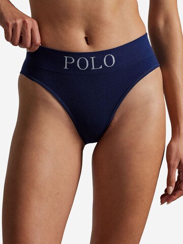 Polo Ralph Lauren Slip ' Ribbed Seamless ' in Blauw: voorkant