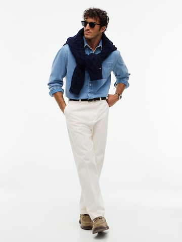 TOMMY HILFIGER Regular Fit Hemd in Blau