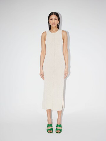 LeGer by Lena Gercke Knitted dress 'Janiya' in Beige