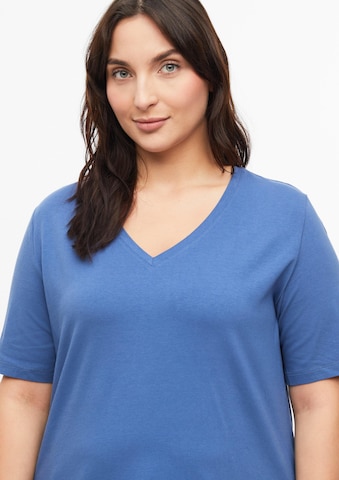 T-shirt s.Oliver CURVE en bleu