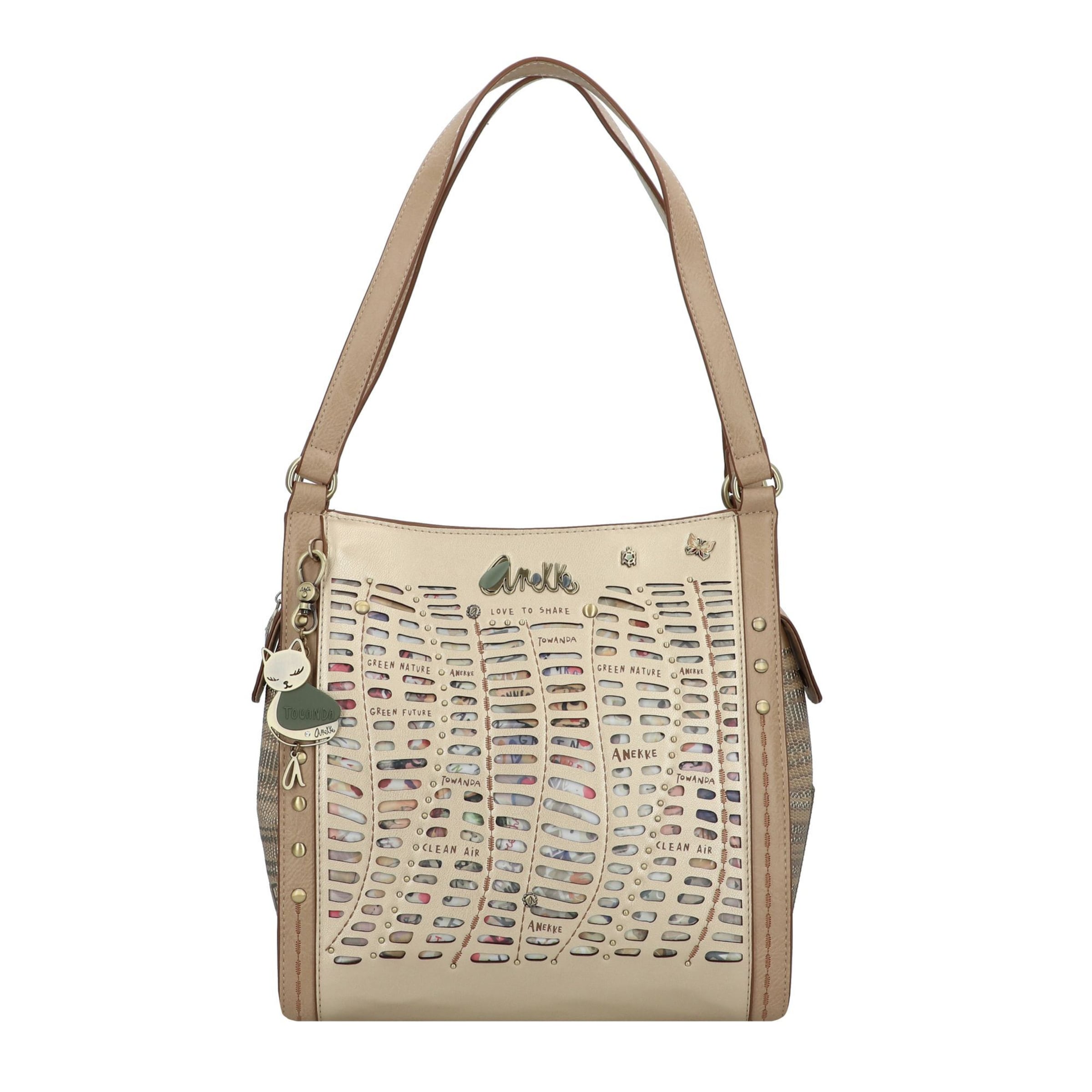 Anekke Shoulder Bag 'Amazonia' in Beige: front