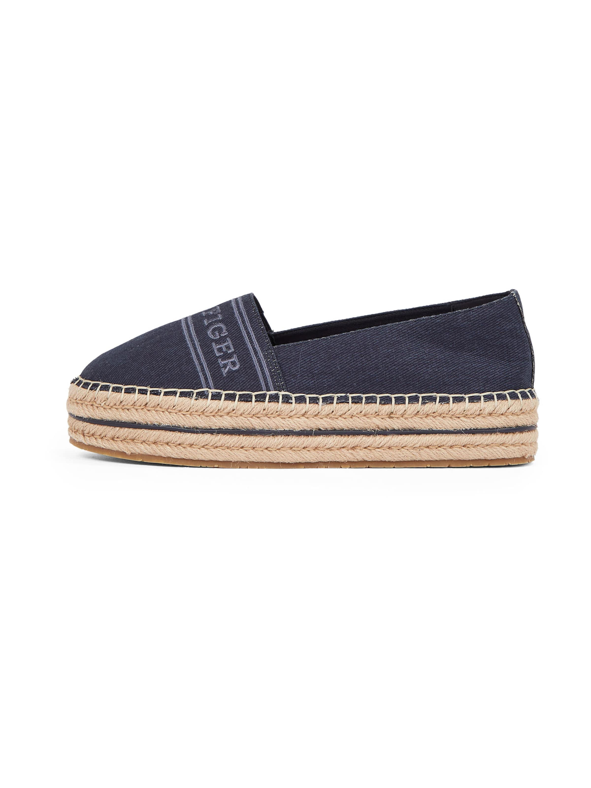 TOMMY HILFIGER Espadrilky - Modrá: predná strana