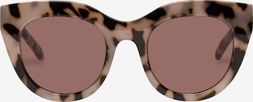LE SPECS Okulary przeciwsłoneczne 'Air Heart' w kolorze beżowy: przód