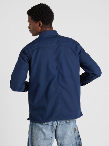 BLEND Regular Fit Hemd 'Ambitious' in Blau
