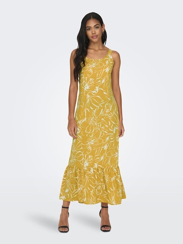 Robe ONLY en jaune : devant