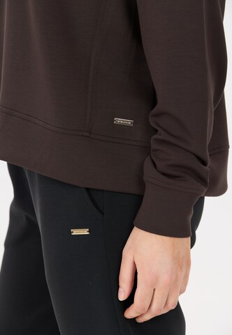 Athlecia Sweatshirt 'Jacey' in Braun