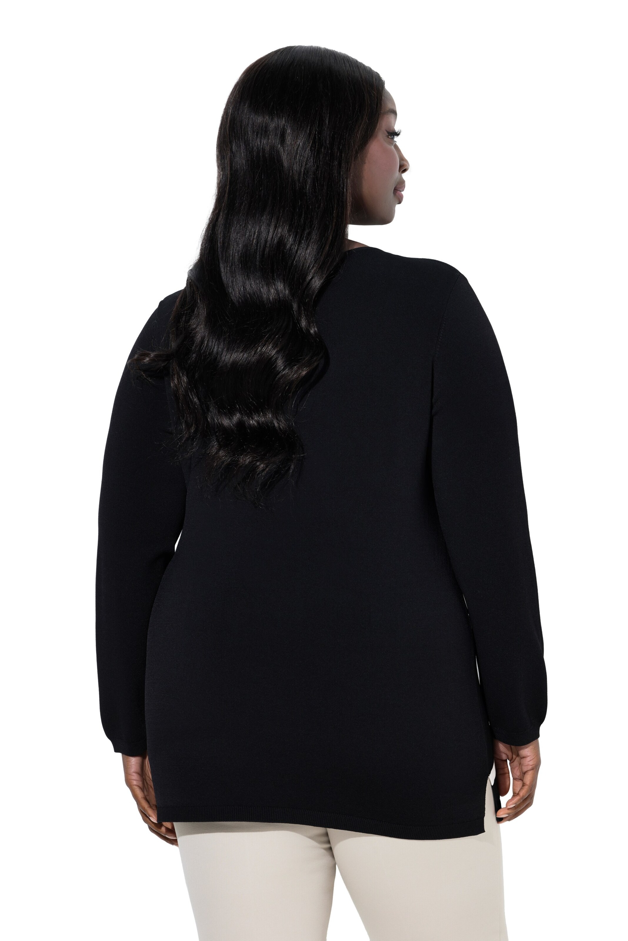 Ulla Popken Trui in Zwart