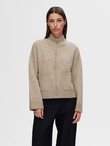 SELECTED FEMME Strickjacke in Beige: predná strana