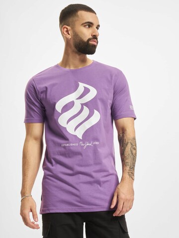 T-Shirt ROCAWEAR en violet : devant
