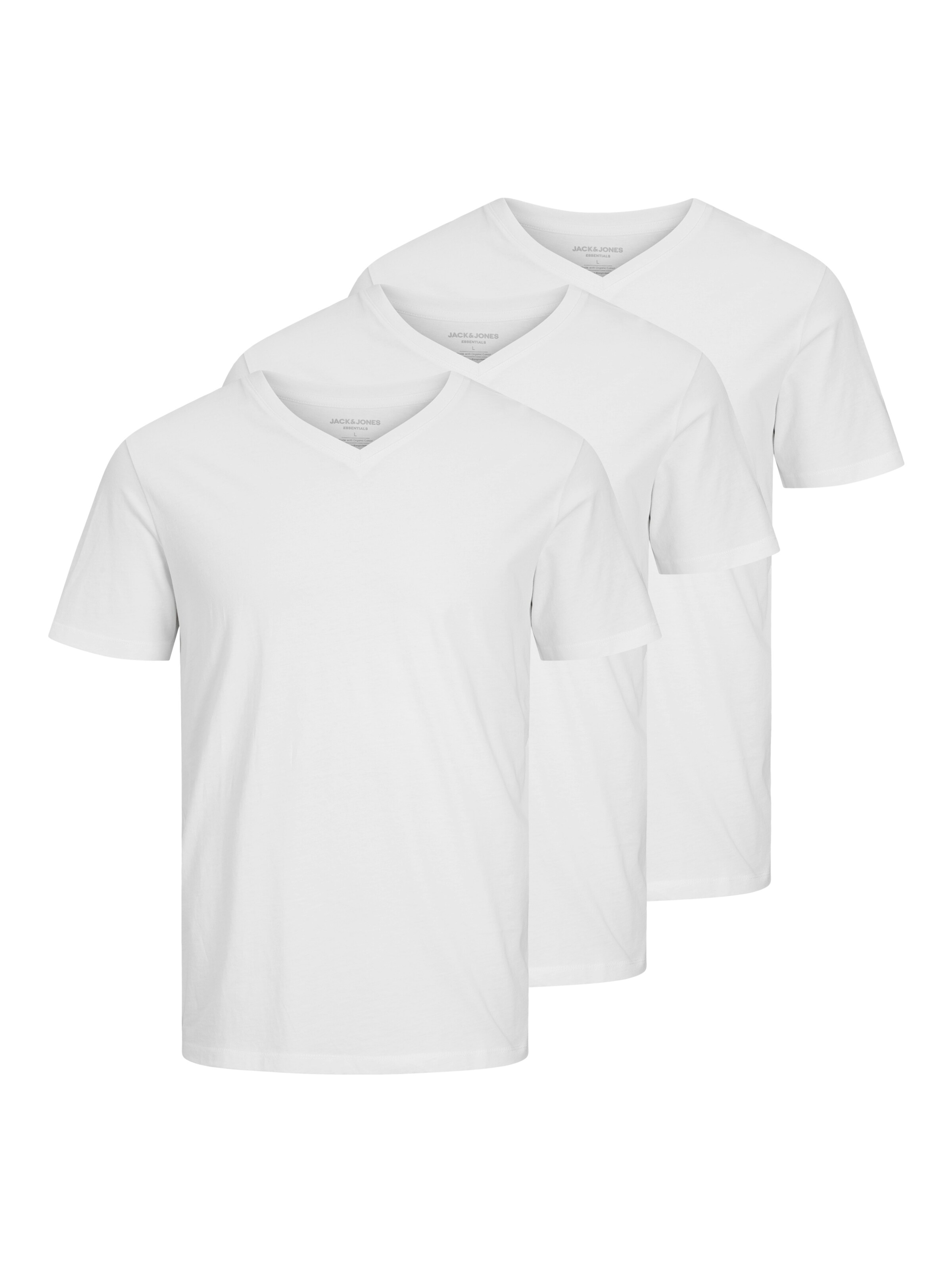 JACK & JONES Shirt in White: front