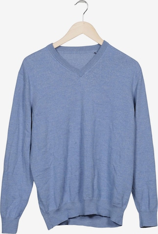 Walbusch Pullover XXL in Blau: Vorderseite