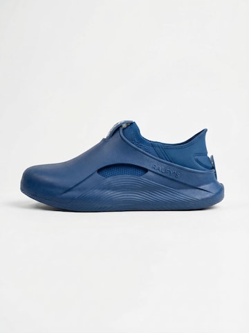 RALFY'S Classic Flats 'N1 Combo' in Blue: front