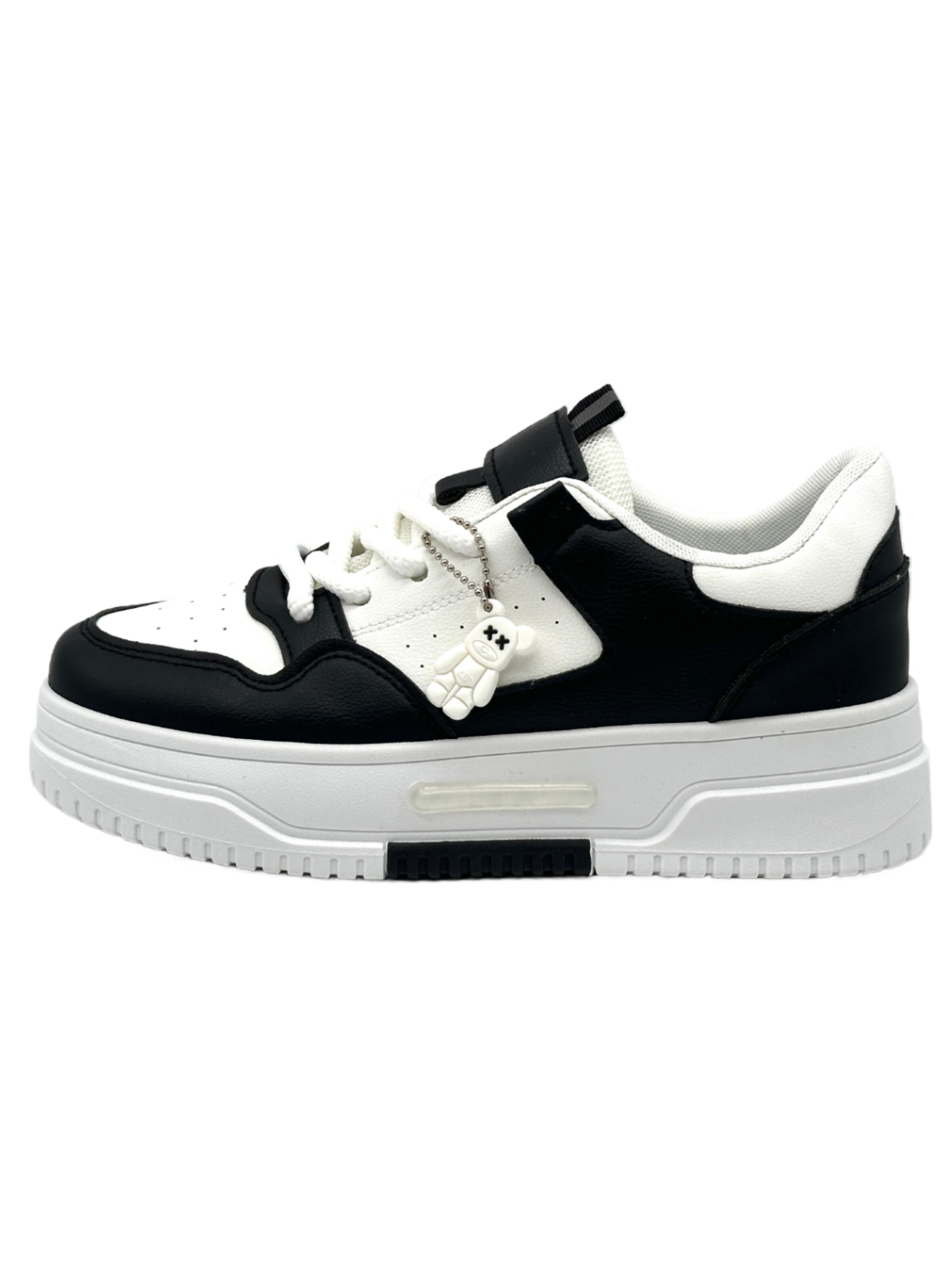 Nowaland Sneaker low 'Chunky Platform Trainers'‌‌‌‌‌‌‌‌‌‌ in Schwarz: Vorderseite