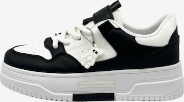 Nowaland Sneaker low 'Chunky Platform Trainers' in Schwarz: Vorderseite