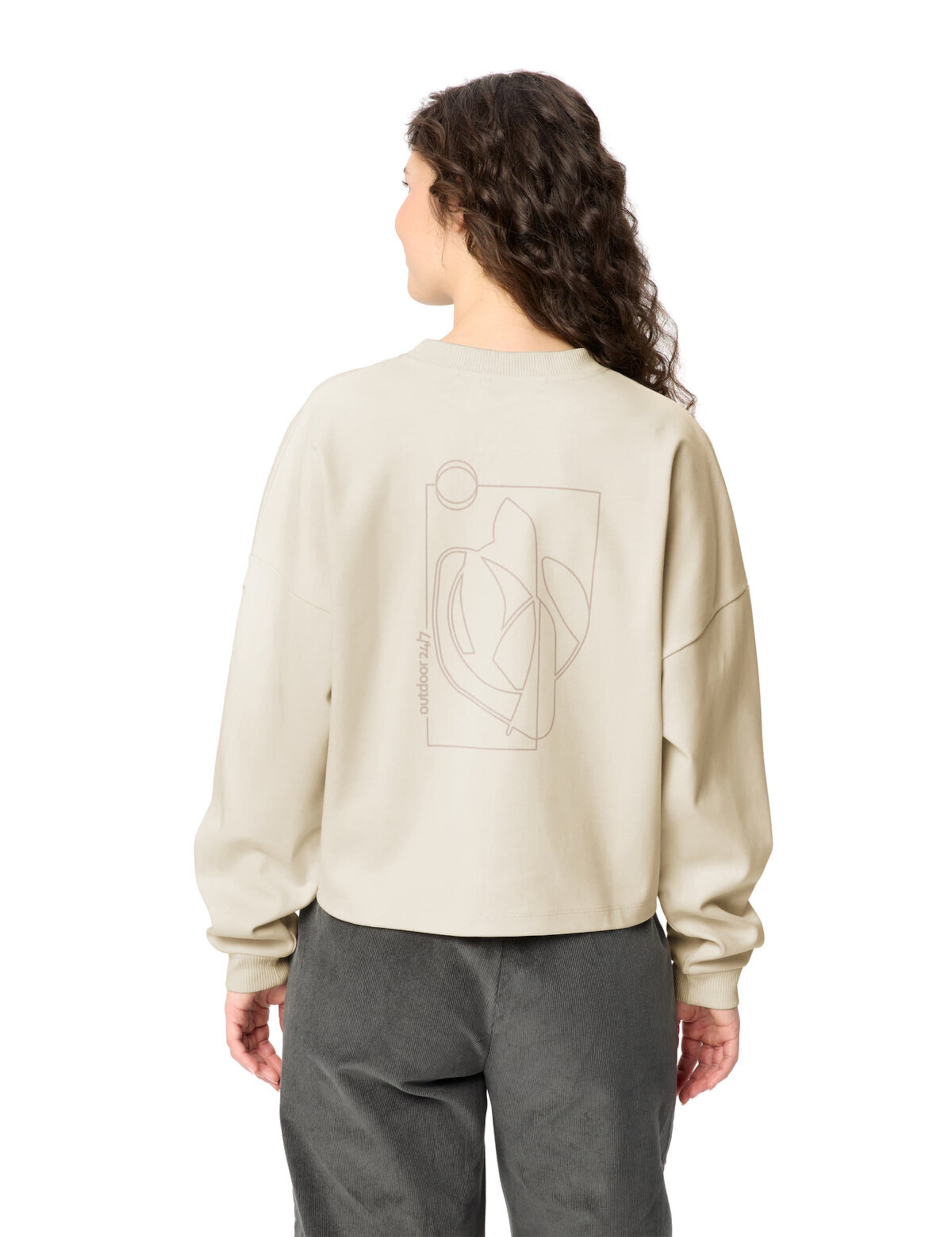 VAUDE Shirt 'Najun' in Beige: Vorderseite