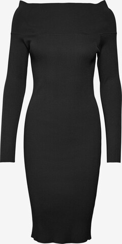 VERO MODA - Vestido de punto 'WILLOW' en negro: frente