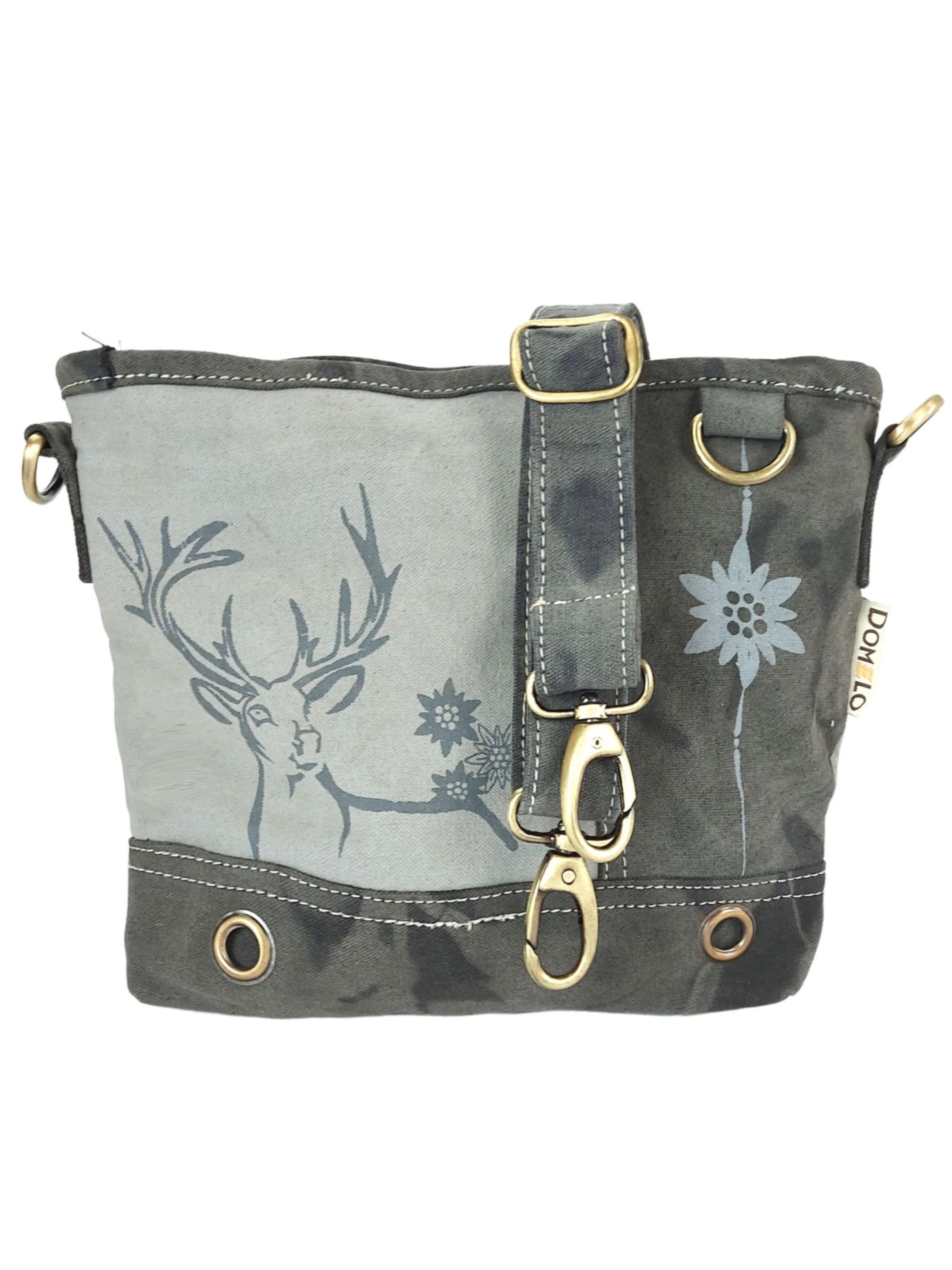 DOMELO Umhängetasche 'Domelo' in Grau: Vorderseite