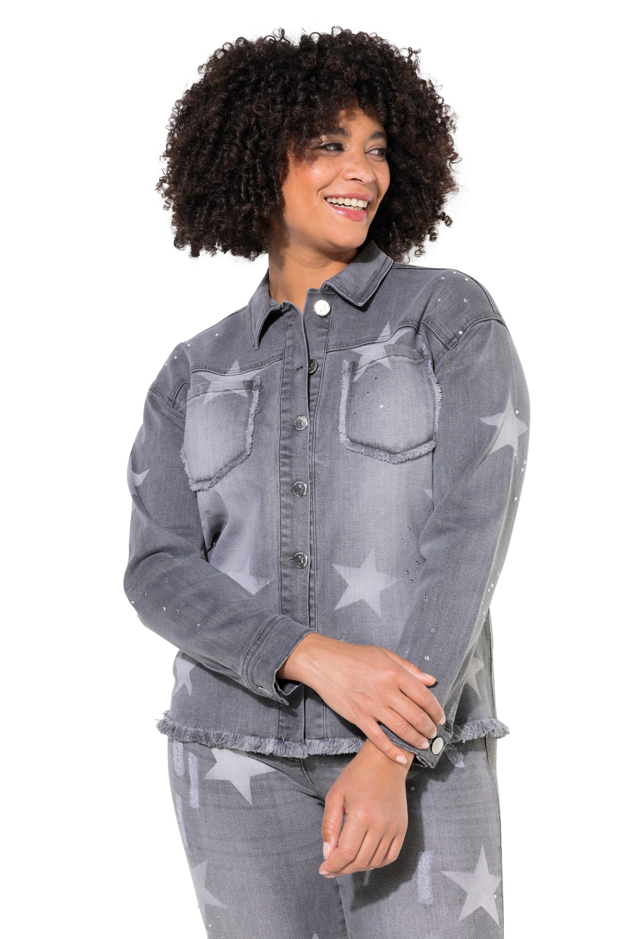 Angel of Style Jacke in Grau: Vorderseite