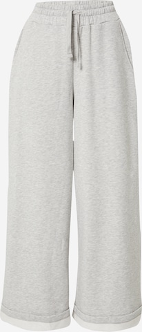 TOPSHOP Wide leg Trousers in Grey: front