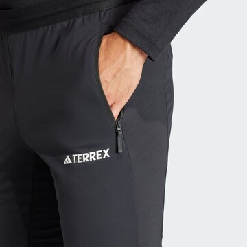 ADIDAS TERREX Slim fit Sports trousers 'Xperior' in Black