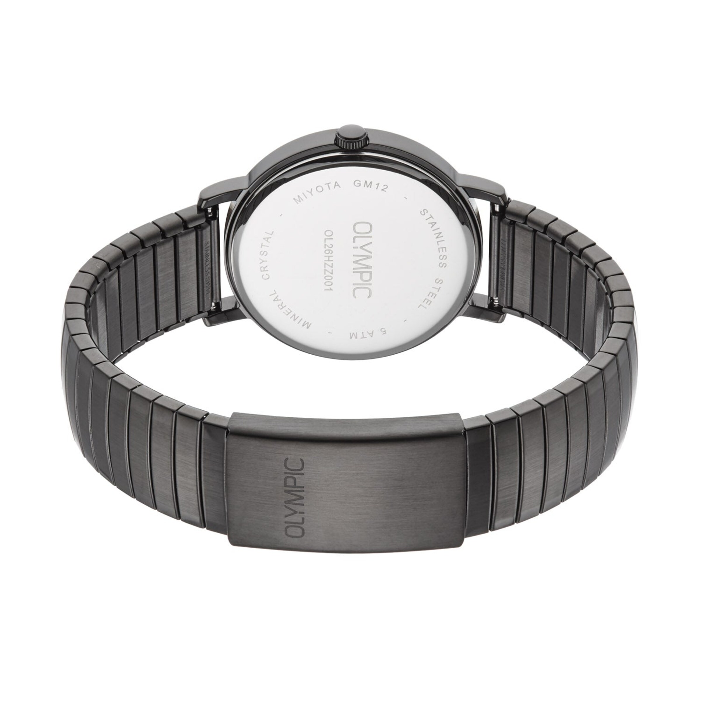 Olympic Analoog horloge in Zwart