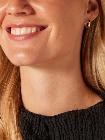Lucardi Earrings 'Klassisch' in Gold