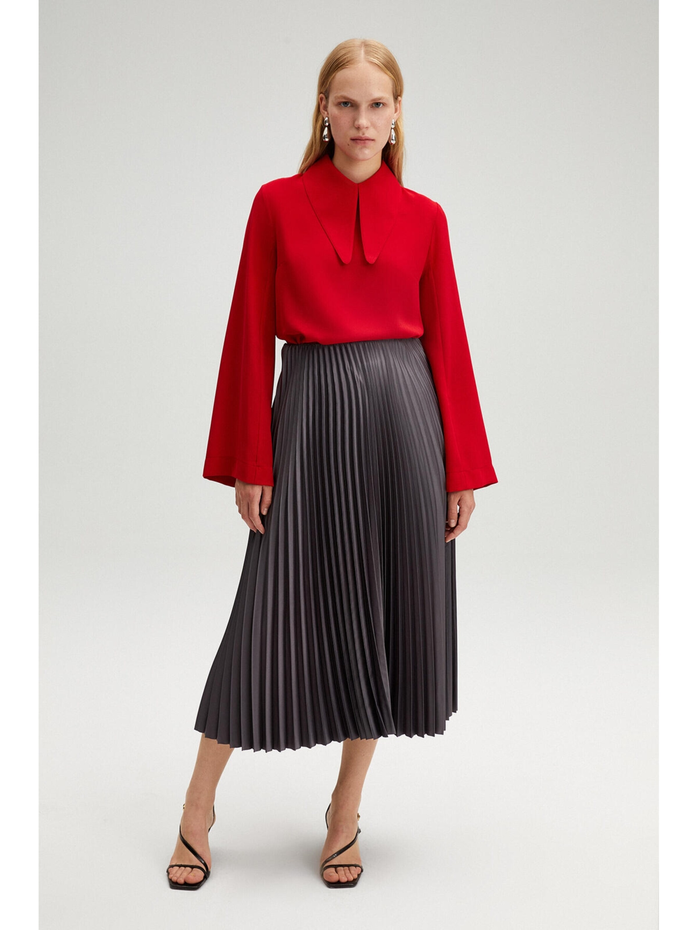 Touché Privé Rock 'Pleated Skirt'‌‌‌‌‌ in Grau