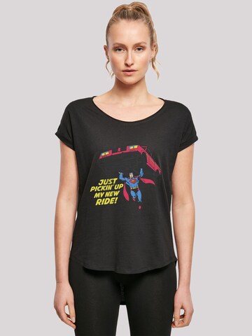 F4NT4STIC Shirt 'DC Comics Superman New Ride' in Black: front