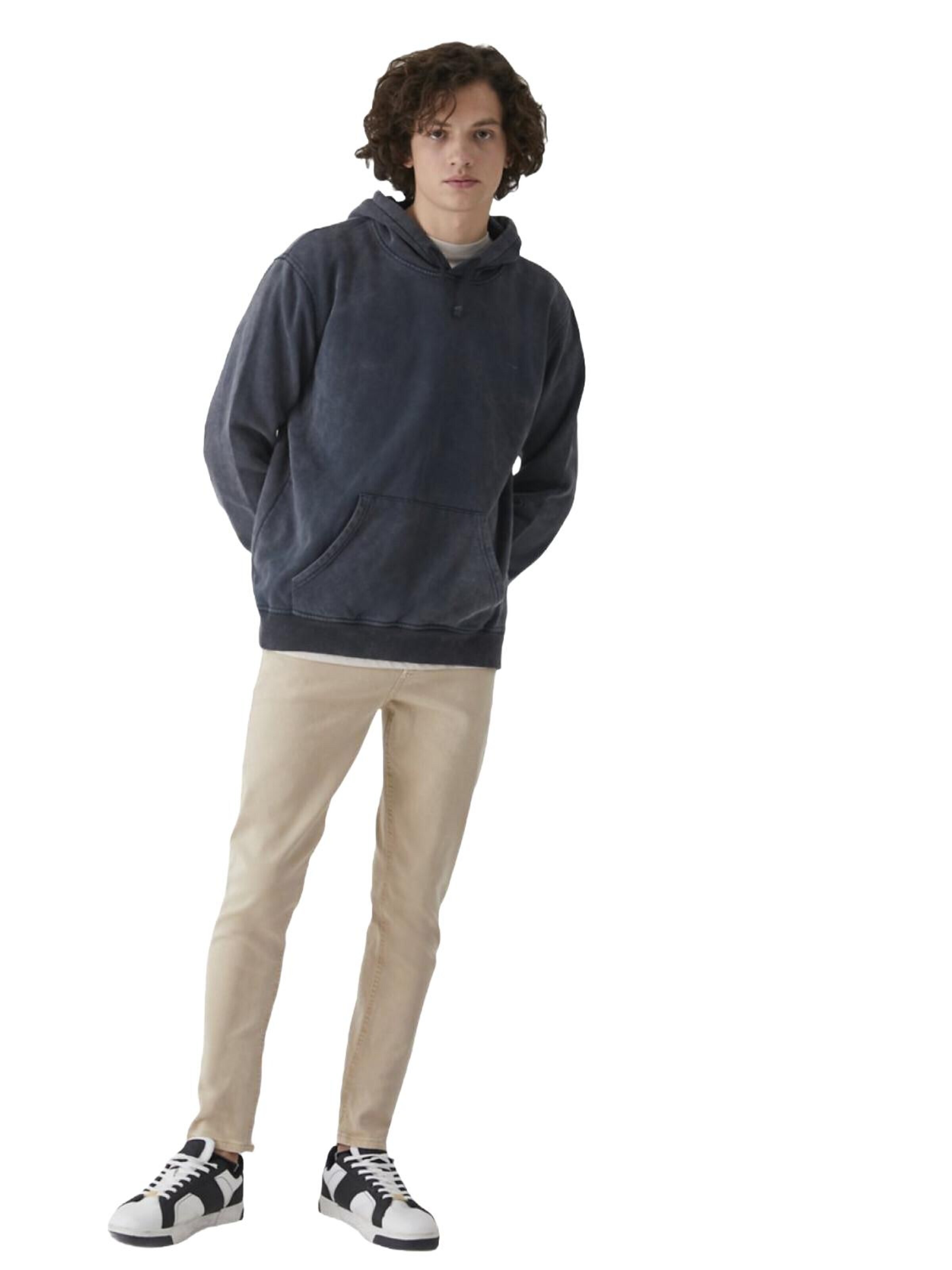 Felpa 'Basic Sweatshirt' di LTB Jeans in grigio