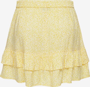 JDY Skirt 'STAAR' in Yellow